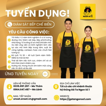 Poster tuyển dụng